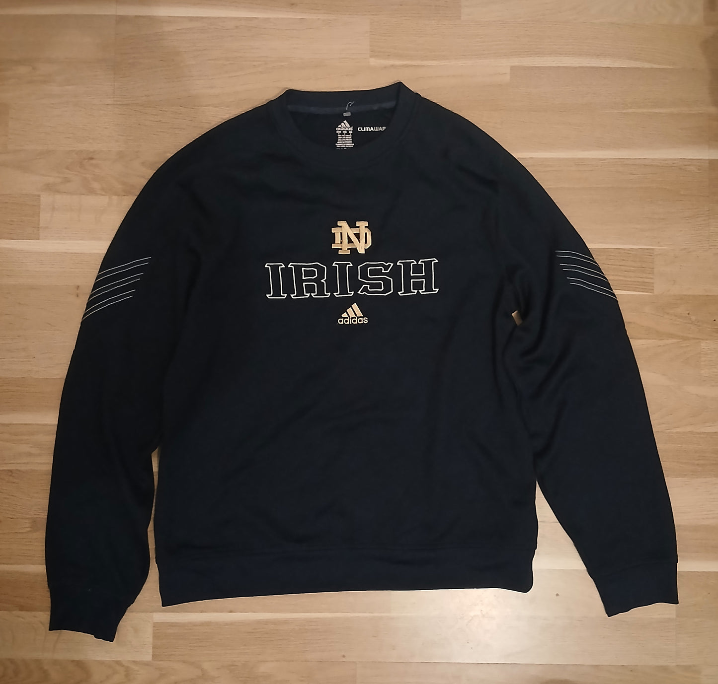 Sweat Adidas "Fighting Irish" - Notre Dame University (NCAA) - Vintage / Sport US