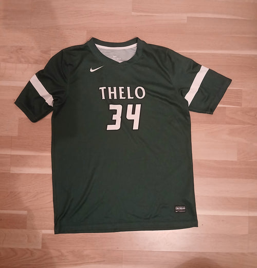 Maillot de Match Nike - "THELO 34" (Vert/Blanc)