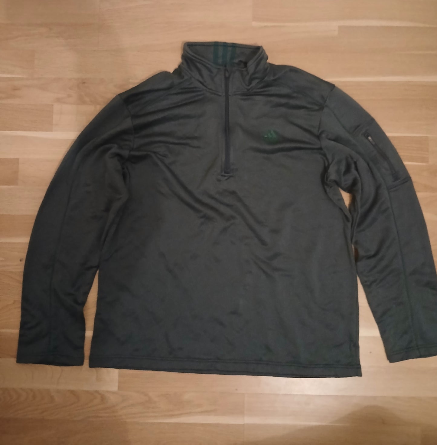 Sweat technique Adidas 1/4 Zip – Gris Anthracite – Collection Sport/Outdoor